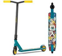 SOKE Stunt Scooter GO! Trottinette avec roulements à billes ABEC 9 Trottinette pour adultes et enfants à deux roues Freestyle City Trottinette Freestyle | 2 roues | Charge maximale 100 kg (bleu, jaune
