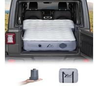 Sokeface Matelas à air Jeep Wrangler avec pompe à air sans fil, grand matelas à air pour VUS, Jeep Wrangler lit de 25,4 cm, lit de camping pour JK JKU JL JLU Unlimited 4 portes