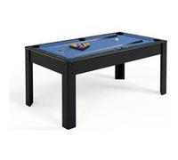 Billard Américain convertible ALLIANCE 183 x 102 cm avec accessoires, plateau dînatoire et Tapis Bleu