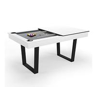Billard Am?ricain Convertible en Table ? manger 4/6 personnes 185 x 104 x 82 Cm - Horizon