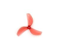 SoKOIUU PIÈCE DE Rechange Fits RC FPV Racing Freestyle 1,8 Pouces 4 Paires 45 mm 3 hélices PC hélice 1 mm 1,5 mm Cure-dent Drone DIY(Clear Red Hole 1mm)