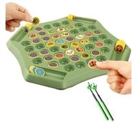 SOKTDO Animal Flip Chess Memory Jeu d'échecs Double Dessin animé Flip Over Card Échiquier Animal Flip Matching Échiquier for l'activité de Rassemblement(52*Pieces - Animal)