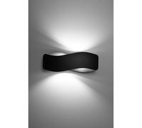 Sollux Lighting Tila applique murale 2x40 W noir SL.1020