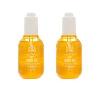 Sol Beauty Huile Corps Séchante Parfum Caramel Vanille avec Extrait de Noix du Brésil et Huile de Fruit de Buriti, Aide à Raffermir et Hydrater la Peau, Hydratant Léger Vegan Amical 2 x 45ml