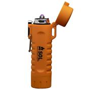 SOL Briquet sans gaz Fire Lite Plasma Orange Taille unique Modèle 2025