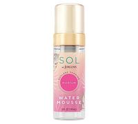 SOL by Jergens Medium Water Mousse, Water-based Self Tanner with Coconut Water, Tanning Water, Dye-Free Sunless Tanning Foam, Tanning Active Derived from Natural Sugars