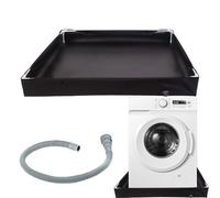 Sol De Douche Pliable - Plateau Portable 80x80x10cm, Équipé D'un Drain | Base De Bain De Voyage Pour Camping-car, Aventure En Plein Air, Randonnée, Camping, Voyage Sur Route Marine, Installation De Sa