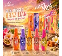 SOL DE JANEIRO Coffret Brumes Parfumées Cheirosa - 5 x 30 ml (40, 59, 62, 68, 87) - Set Découverte Parfums Iconiques