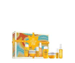 Sol de Janeiro Holiday Collection Set, 4 pièces, avec Crème Bum Bum 75ml, Parfum Cheirosa 30ml, Gel Douche Brazilian 4Play 90ml, Baume à lèvres brésilien vegan Brazilian Kiss