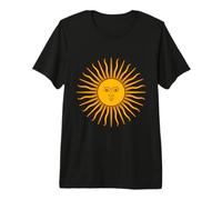 Sol de Mayo Drapeau Argentine Soleil Argentine Fierté Argentine T-Shirt Haut de Gamme