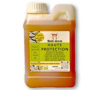 (Sol-éco) Huile Haute Protection. Protège le bois intérieur extérieur 1L