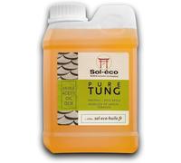 (Sol-éco) Huile Pure Tung - Protection et entretien du bois - 1L