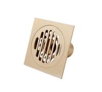 Sol Invisibles Anti Odeur Siphon De Sol Épaissi Tout en Cuivre pour Salle De Douche Cuisine Cour Désodorisant À