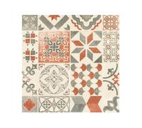 Sol Lino Carreaux de ciment - Brique - Rouleau de 2m x 4m