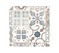 Sol Lino - Carreaux de ciment - Naturel - Rouleau de 3m x 4m