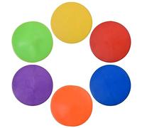 Sol - Marqueurs colorés - Marqueurs Ronds pour Tapis Sport - Plaque Logo Plan Couleur - Tapis antidérapants pour Enfants - Marqueurs Ronds Multicolores pour Enseignants en