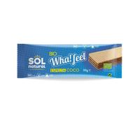 SOL NATURAL - Snack bio épeautre et noix de coco Wha!feel 1 unité de 30g (Coco - Ëpeautre)