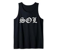 Sol Old English Gothic Funny Gangster Nickname Tag Solana Débardeur
