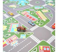 Sol Plastique pour Les Enfants - Les Rues de la Ville Verte - Rouleau de 2m x 2m