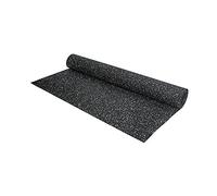 Sol pour salle de sport - rouleau 12,5m2 - épaisseur 6mm (Noir / Gris)