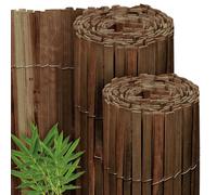 Sol Royal canisse brise vue balcon bambou palissade jardin exterieur foncé | 200x600cm 2m marron cache pare terrasse extérieur résistant intempéries clôture occultation protection vis-à-vis B55
