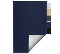 Sol Royal Sol Decor T42 Store Occultant et Thermique pour Fenêtre 70x160 cm - Rideau Fenêtre sans Perçage et Réglable en Continu - Store Intérieur Fenêtre Bleu Robuste Toute l’Année