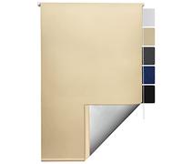 Sol Royal Store enrouleur occultant et isolant thermique 90x220cm Creme - SolReflect T42 - Montage simple