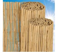 Sol Royal SolVision S36 Canisse Premium en roseau nature 100x300cm (HxB) - Brise-vent brise-vue pour balcon jardin terrasse