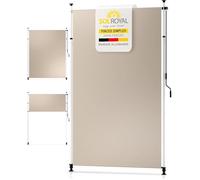 Sol Royal Store Balcon Sans Percage 100x310cm - Store Vertical Exterieur Pergola Etanche Protection Visuelle & Solaire - Beige KM5