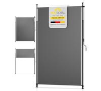 Sol Royal Store Balcon sans Percage 200x310cm - Store Vertical Exterieur Pergola Etanche Protection Visuelle & Solaire Marquise sans percer - Protection Vent Jardin Terrasse Manivelle Anthracite KM5