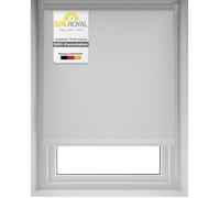 Sol Royal Sol Decor T42 Store Occultant et Thermique pour Fenêtre 55x160 cm - Rideau Fenêtre sans Perçage et Réglable en Continu - Store Intérieur Fenêtre Blanc Robuste Toute l’Année