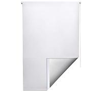 Sol Royal Store occultant Thermique pour fenêtre sans perçage | 60x160cm blanc rideau intérieur robuste toute l'année réglable en continu pince protection isolant SolReflect T42