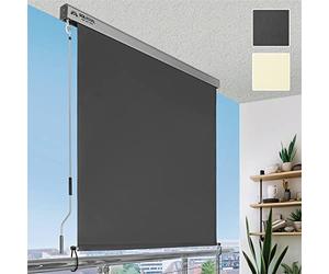 Sol Royal Store Vertical 160x250 cm MS5 Store - Brise-Vue de Balcon Robuste Manivelle Amovible Protection Solaire Hydrofuge Terrasse Balcon Jardin résistant aux intempéries Anthracite