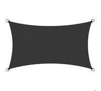 Sol Royal Voile d'Ombrage Rectangulaire 2x4m Imperméable PES SolVision PS9 - Toile Protection Solaire et UV pour Pergola avec Fixation - Brise Vue Anthracite pour Patio, Terrasse, Balcon & Jardin