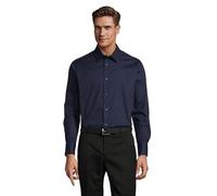 Sol’S Brighton - Chemise Homme à Manches Longues - Confortable avec Son Tissu en Stretch et Easycare - Bleu Foncé - M