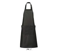 SOL’S Gala - Tablier long avec grande poche à compartiments et lien ajustable - Gris Foncé - UNIQUE