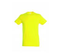 Sol’S Imperial - Tee-Shirt Homme Manches Courtes à col Rond - 100% Coton épais - Citron - M