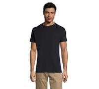 Sol’S Imperial - Tee-Shirt Homme Manches Courtes à col Rond - 100% Coton épais - Marine - M