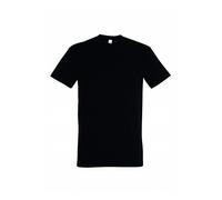 Sol’S Imperial - Tee-Shirt Homme Manches Courtes à col Rond - 100% Coton épais - Noir Profond - M