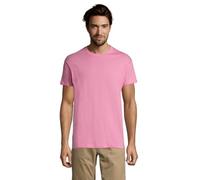 Sol’S Imperial - Tee-Shirt Homme Manches Courtes à col Rond - 100% Coton épais - Rose Orchidée - XXL