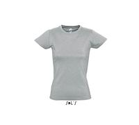 Sol’S Imperial Women - Tee-Shirt Femme Manches Courtes à col Rond - 100% Coton épais
