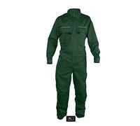 Sol’S Jupiter Pro - Combinaison de Travail Workwear - Résistant et Fonctionnel avec Poches à Rabats et Emplacement à genouillière Amovible - Vert Bouteille - XL
