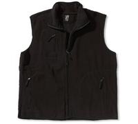 Sol’S Norway - Gilet Polaire Mixte sans Manche - Col Montant doublé - Anti-bouloche - Noir - L