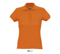 Sol’S Passion - Polo Femme - Coupe ajustée - 100% Coton - Orange - S