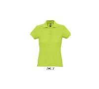 Sol’S Passion - Polo Femme - Coupe ajustée - 100% Coton - Vert Pomme - S