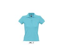 Sol’S People - Polo Femme en Maille piquée - 100% Coton