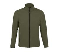 Sol’S Race - Veste Softshell Homme - Intérieur Doublure Polaire - Matière déperlante - Army - L