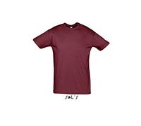 T-shirt - SPORT IS GOOD - Regent - Bordeaux - XXL - 100% coton semi-peigné Ringspun M
