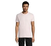 Sol’S Regent - Tee-Shirt Homme Manches Courtes à col Rond - 100% Coton Semi-peigné - Rose Pâle - M