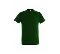 Sol’S Regent - Tee-Shirt Homme Manches Courtes à col Rond - 100% Coton Semi-peigné - Vert Bouteille - L